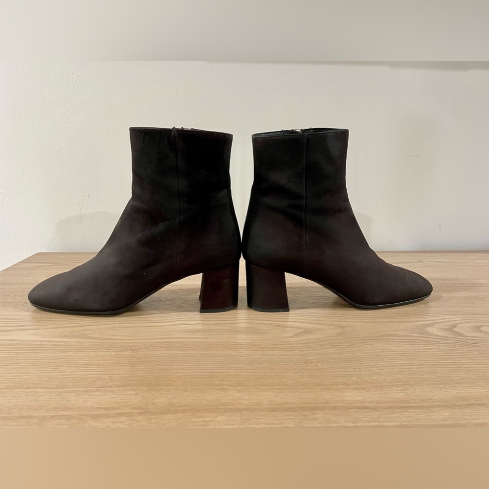 Prada suede ankle boots